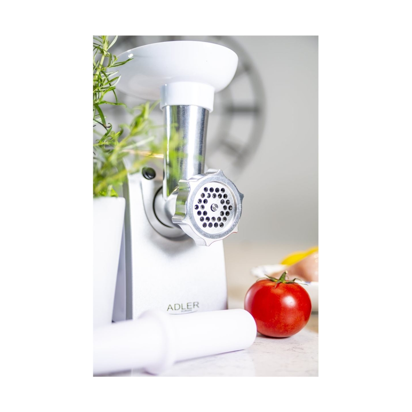 Adler | Meat mincer | AD 4808 | White | 350 W
