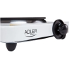 Adler | Free standing table hob | AD 6503 | Number of burners/cooking zones 1 | White | Electric