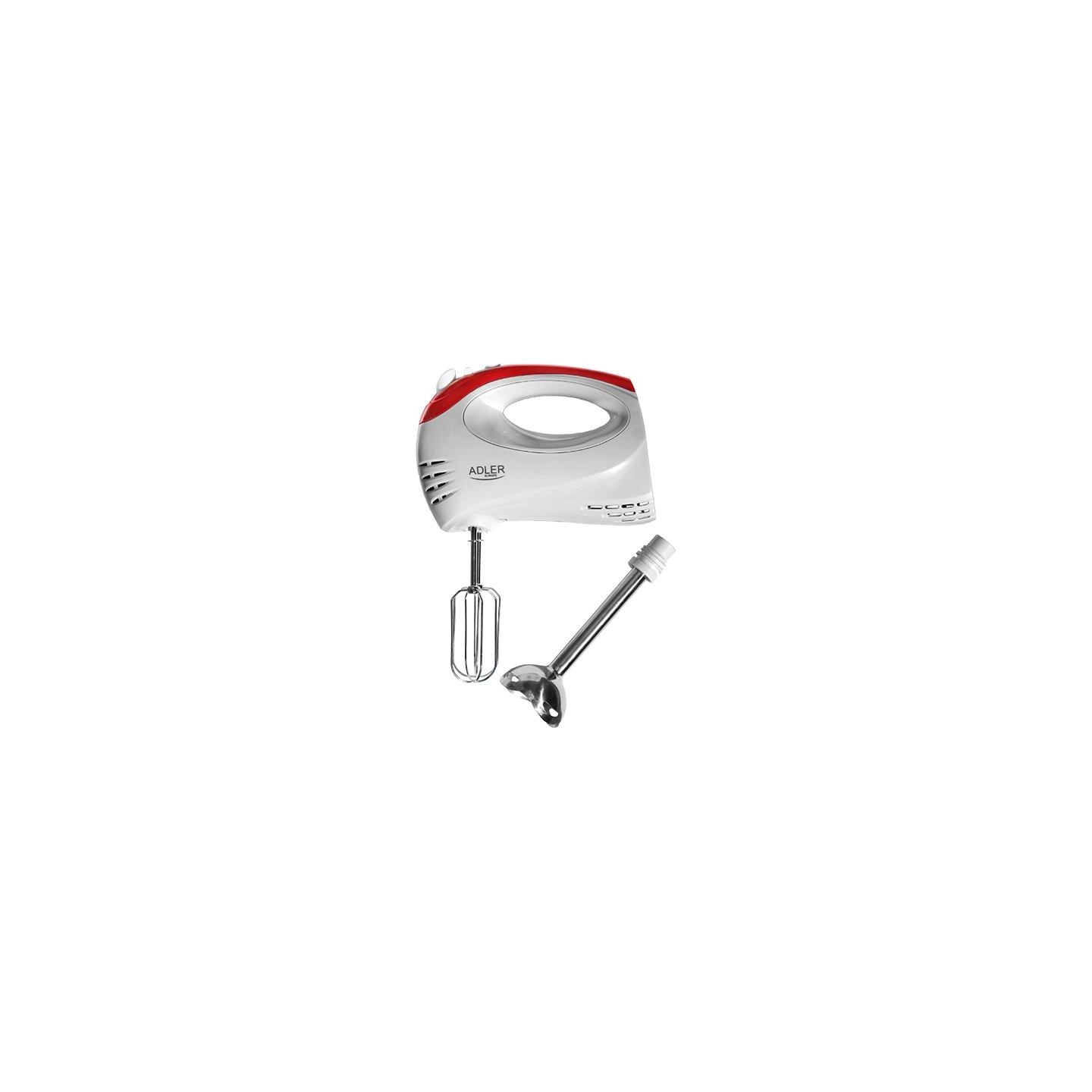Adler | Mixer | AD 4212 | Hand Mixer | 300 W | Number of speeds 5 | Turbo mode | White