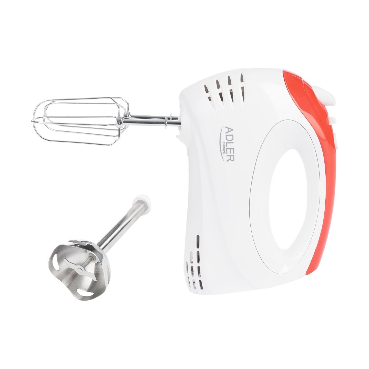 Adler | Mixer | AD 4212 | Hand Mixer | 300 W | Number of speeds 5 | Turbo mode | White