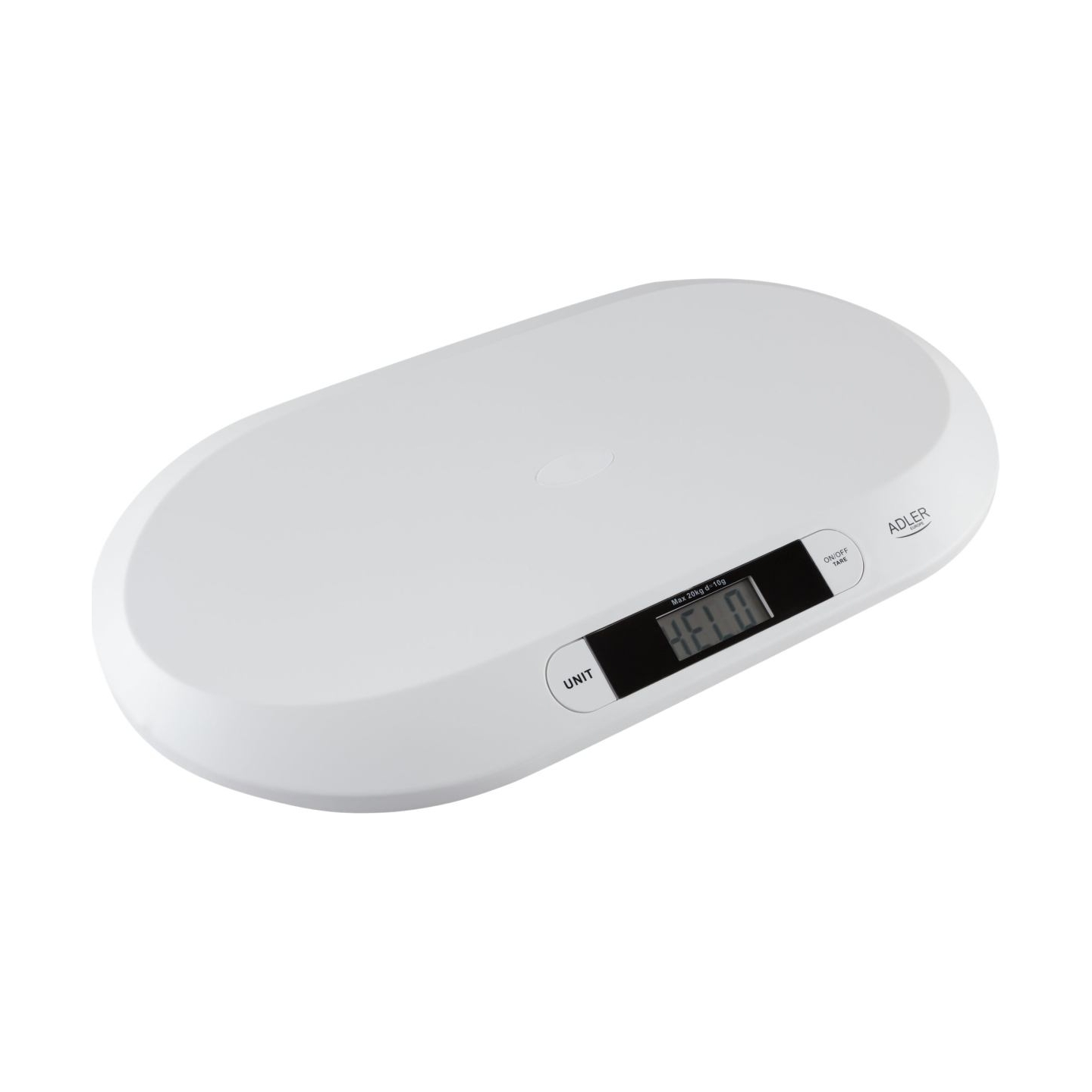 Adler | Adler AD 8139 | Maximum weight (capacity) 20 kg | Accuracy 10 g | White