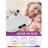 Adler | Adler AD 8139 | Maximum weight (capacity) 20 kg | Accuracy 10 g | White