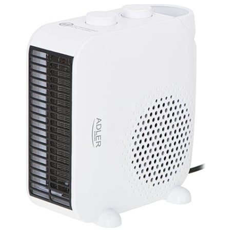 Adler | Heater | AD 7725w | Fan heater | 2000 W | Number of power levels 2 | White | N/A
