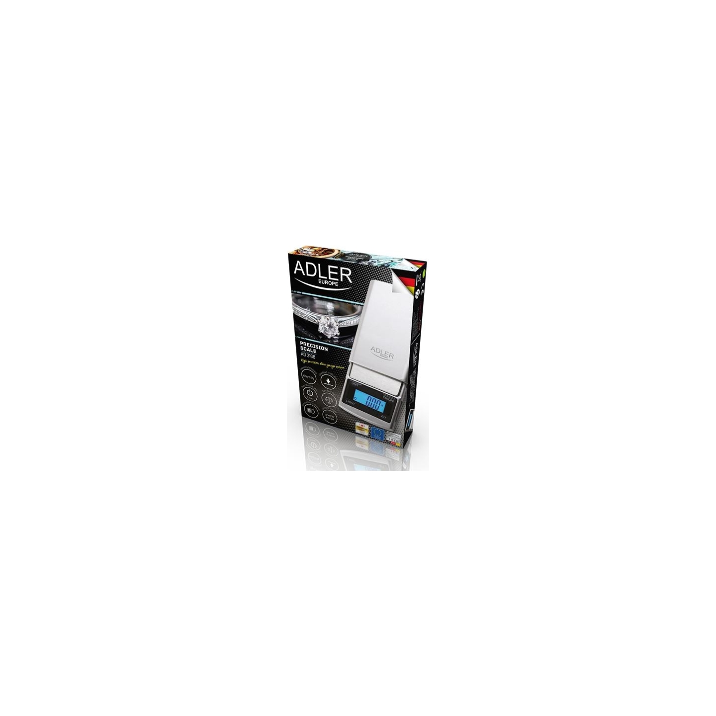 Adler | Precision Scale | AD 3168 | Silver