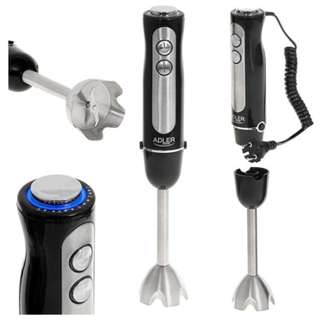 Adler | Hand blender | AD 4625b | Hand Blender | 850 W | Number of speeds 5 | Turbo mode | Black