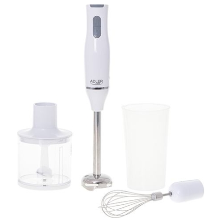 Adler | Hand blender set | AD 4620 | Hand Blender | 800 W | Number of speeds 2 | Chopper | White
