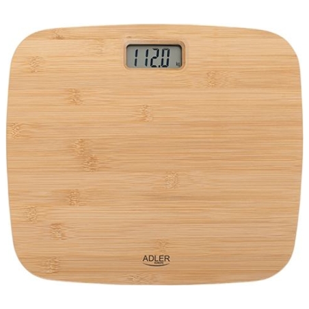 Adler | Bathroom Bamboo Scale | AD 8173 | Maximum weight (capacity) 150 kg | Accuracy 100 g