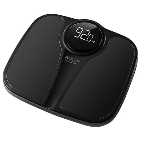 Adler | Bathroom Scale | AD 8172b | Maximum weight (capacity) 180 kg | Accuracy 100 g | Body Mass Index (BMI) measuring | Black