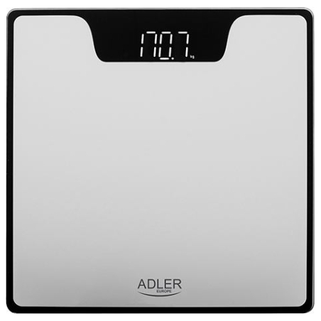 Adler | Bathroom Scale | AD 8174s | Maximum weight (capacity) 180 kg | Accuracy 100 g | Silver
