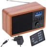 Adler | Radio DAB+ Bluetooth | AD 1184 | Alarm function | Black/Brown
