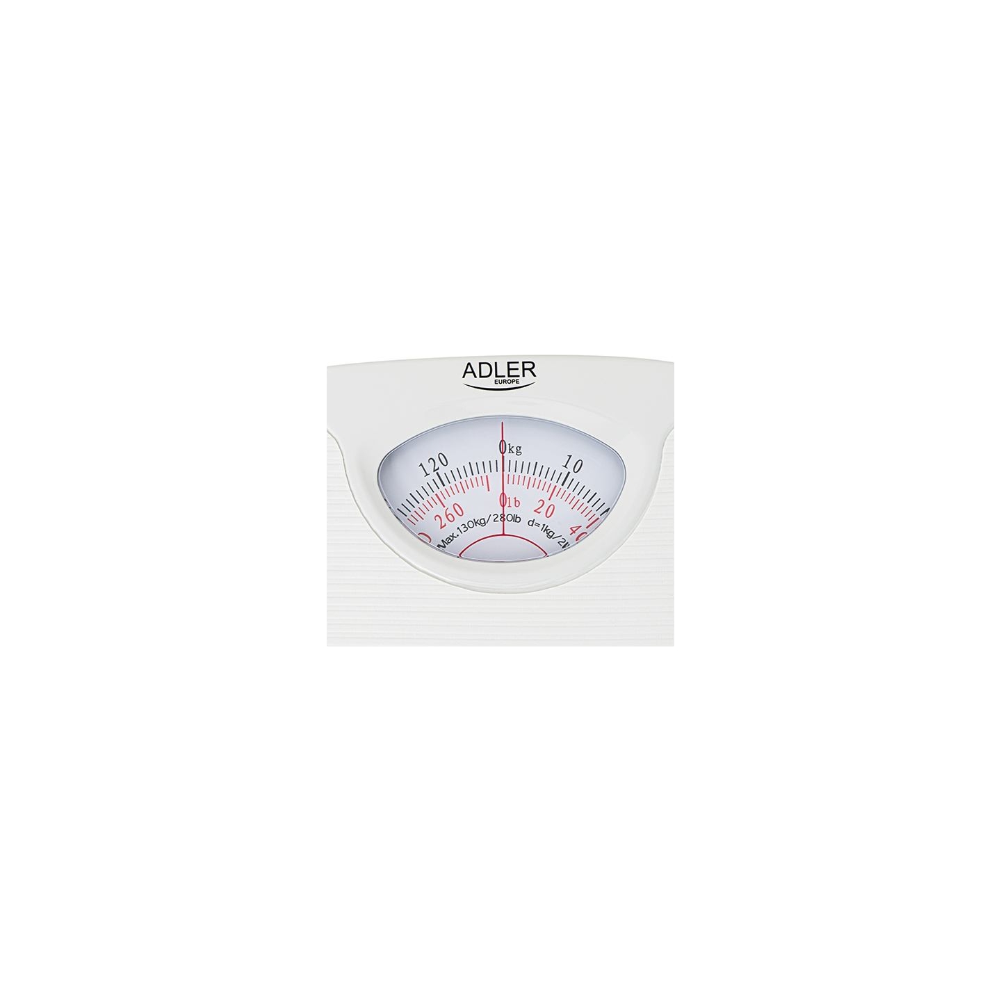 Adler | Mechanical bathroom scale | AD 8151w | Maximum weight (capacity) 130 kg | Accuracy 1000 g | White