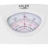 Adler | Mechanical bathroom scale | AD 8151w | Maximum weight (capacity) 130 kg | Accuracy 1000 g | White