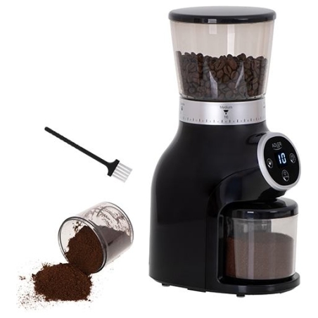 Adler | Coffee Grinder | AD 4450 Burr | 300 W | Coffee beans capacity 300 g | Number of cups 1-10 pc(s) | Black