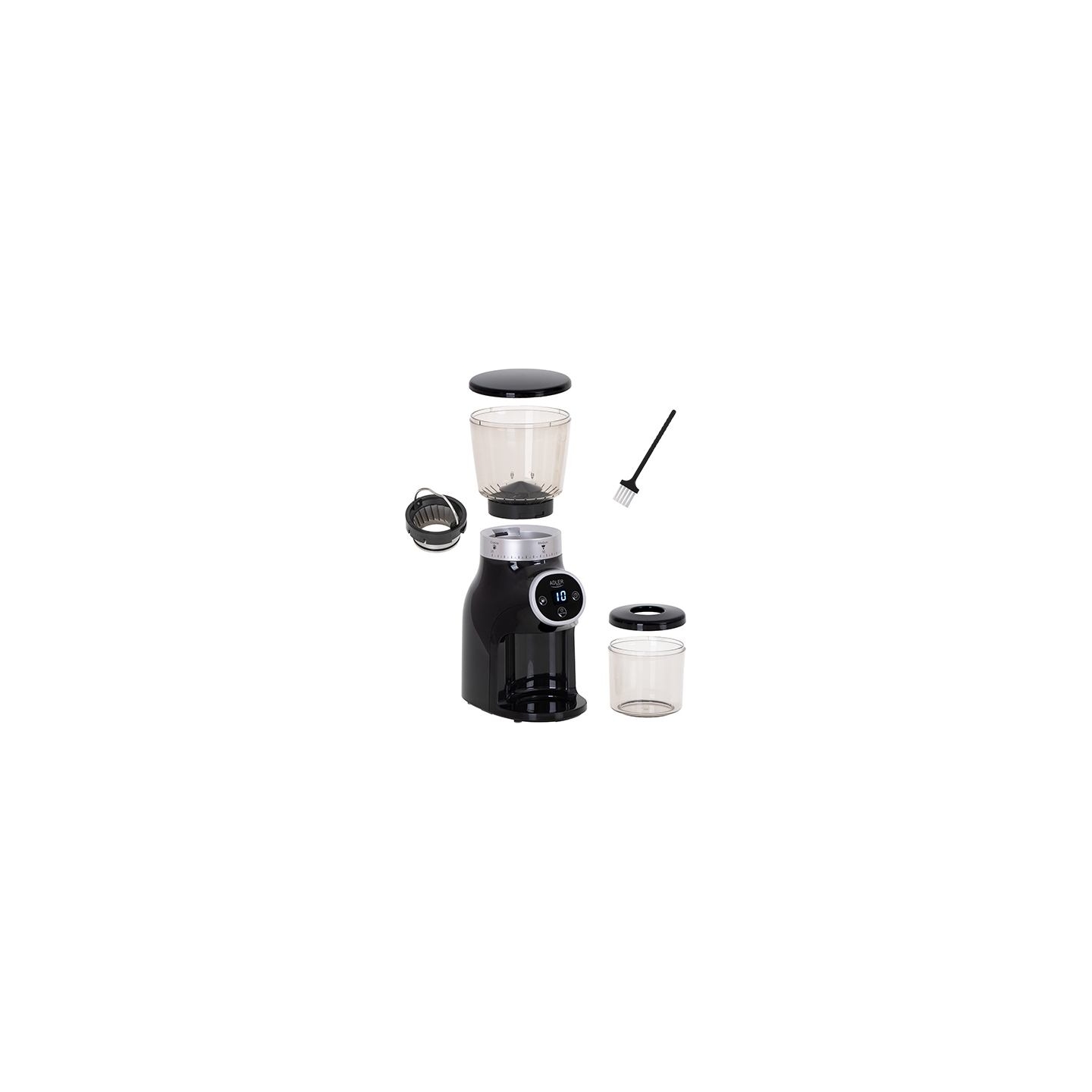 Adler | Coffee Grinder | AD 4450 Burr | 300 W | Coffee beans capacity 300 g | Number of cups 1-10 pc(s) | Black