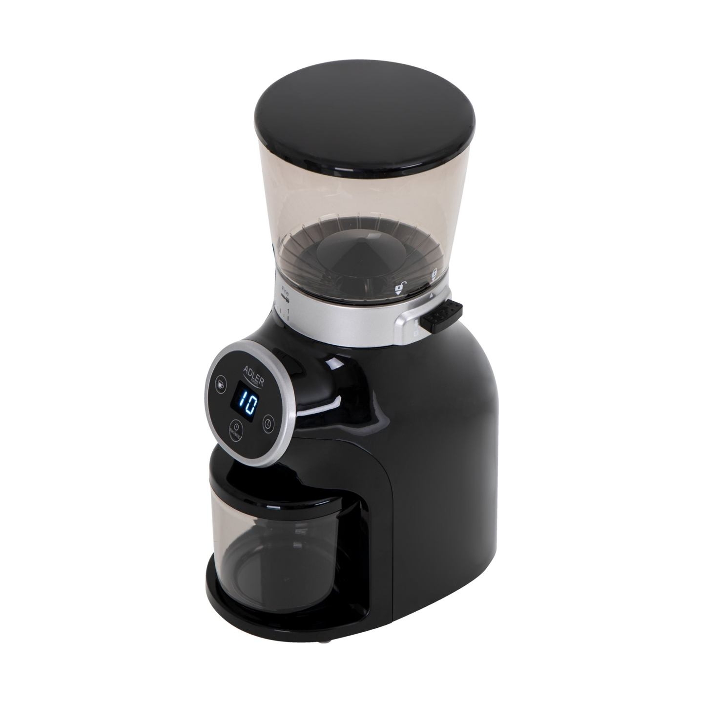 Adler | Coffee Grinder | AD 4450 Burr | 300 W | Coffee beans capacity 300 g | Number of cups 1-10 pc(s) | Black