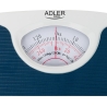 Adler | Mechanical bathroom scale | AD 8151b | Maximum weight (capacity) 130 kg | Accuracy 1000 g | Blue/White