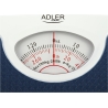 Adler | Mechanical bathroom scale | AD 8151b | Maximum weight (capacity) 130 kg | Accuracy 1000 g | Blue/White