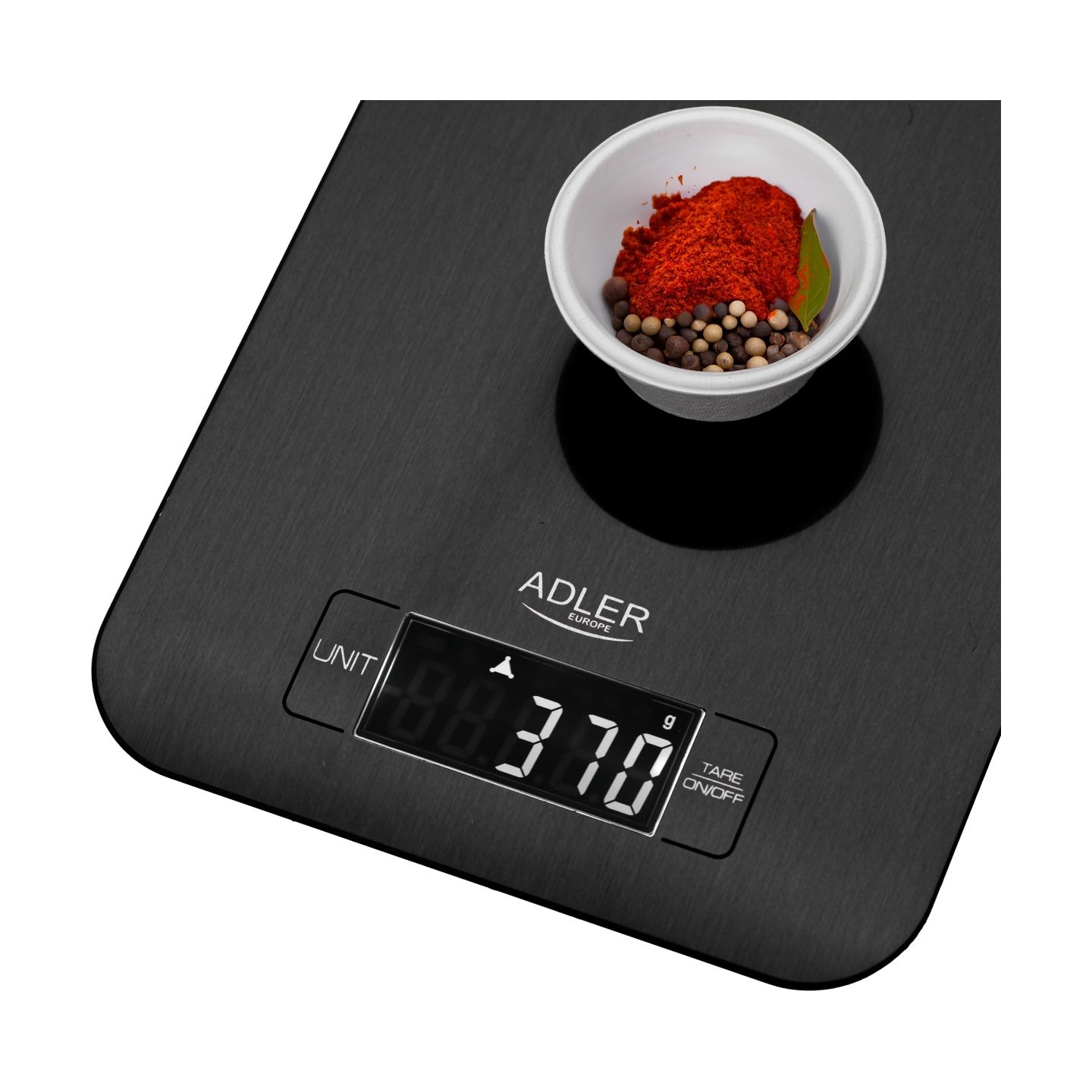 Adler Kitchen Scale | AD 3183b | Graduation 1 g | Black