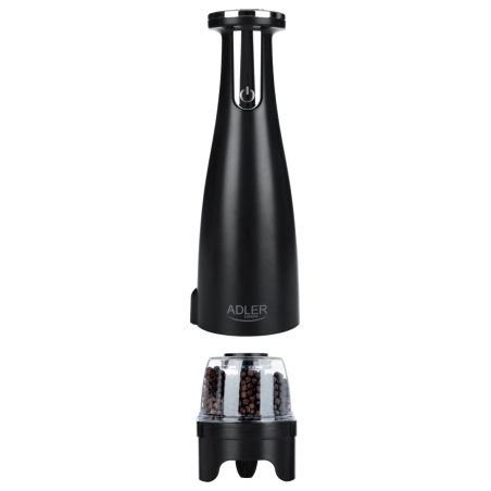 Adler | Electric Salt and pepper grinder | AD 4449b | Housing material ABS plastic | 7 W | Lithium | Matte Black