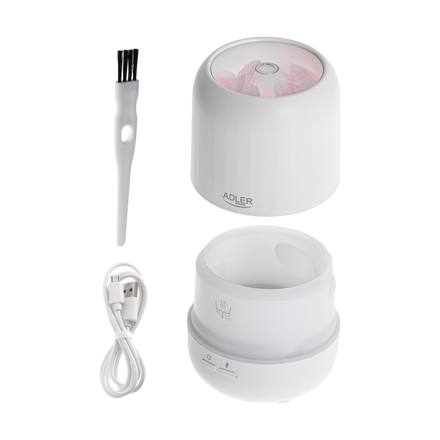 Adler | Ultrasonic aroma diffuser 3in1 | AD 7968 | Ultrasonic | Suitable for rooms up to 25 m² | White