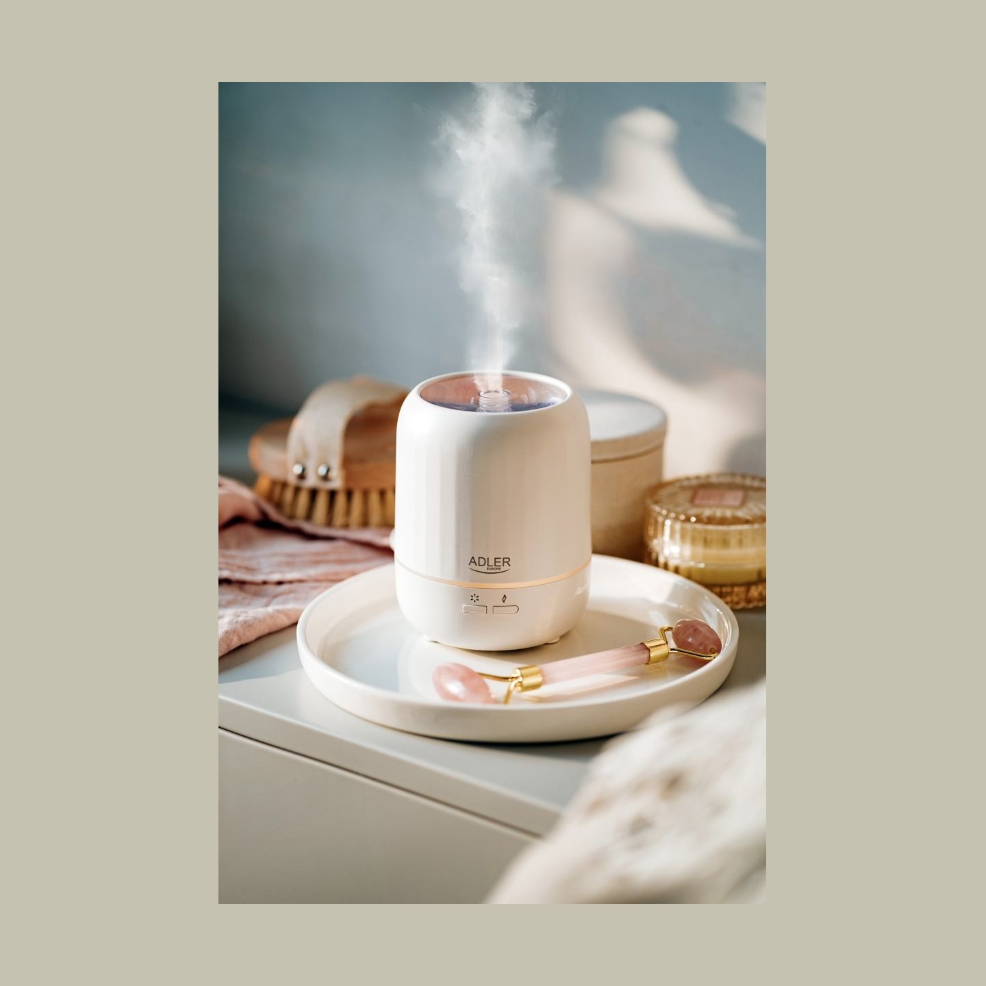 Adler | Ultrasonic aroma diffuser 3in1 | AD 7968 | Ultrasonic | Suitable for rooms up to 25 m² | White