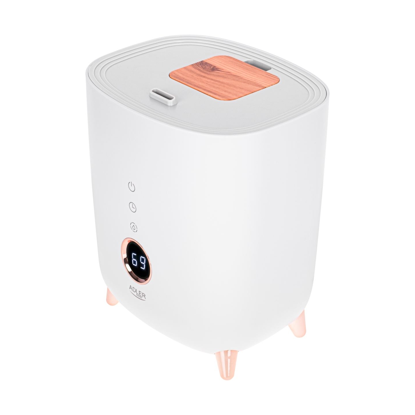 Adler | AD 7972 | Humidifier | 23 W | Water tank capacity 4 L | Suitable for rooms up to 35 m² | Ultrasonic | Humidification cap
