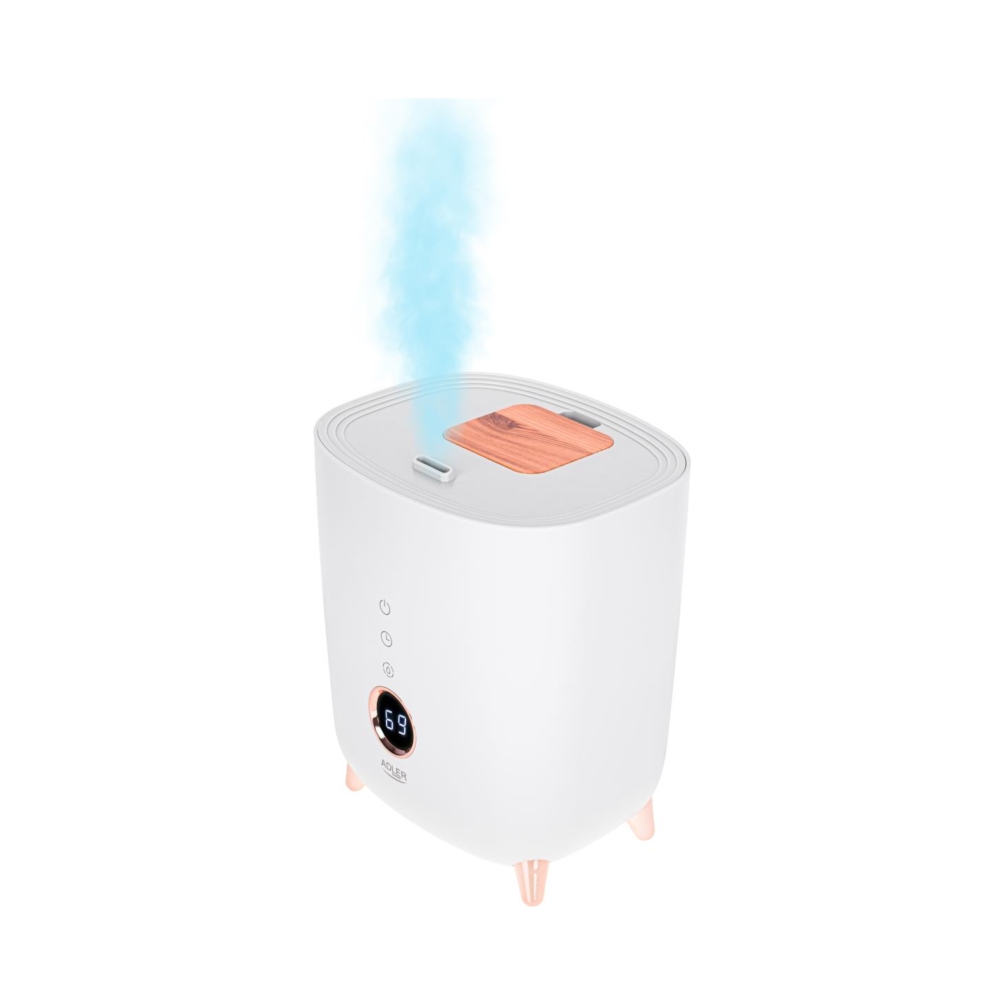 Adler | AD 7972 | Humidifier | 23 W | Water tank capacity 4 L | Suitable for rooms up to 35 m² | Ultrasonic | Humidification cap