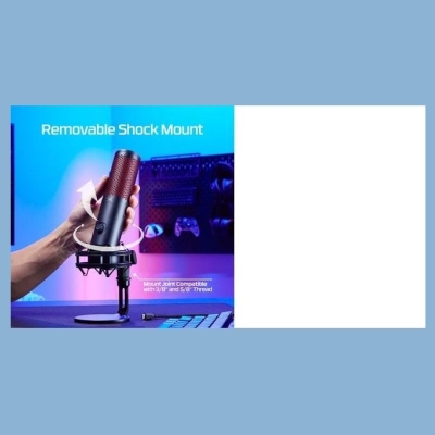 Hyperx #HyperX QuadCast 2 BK Mi c 872V1AA