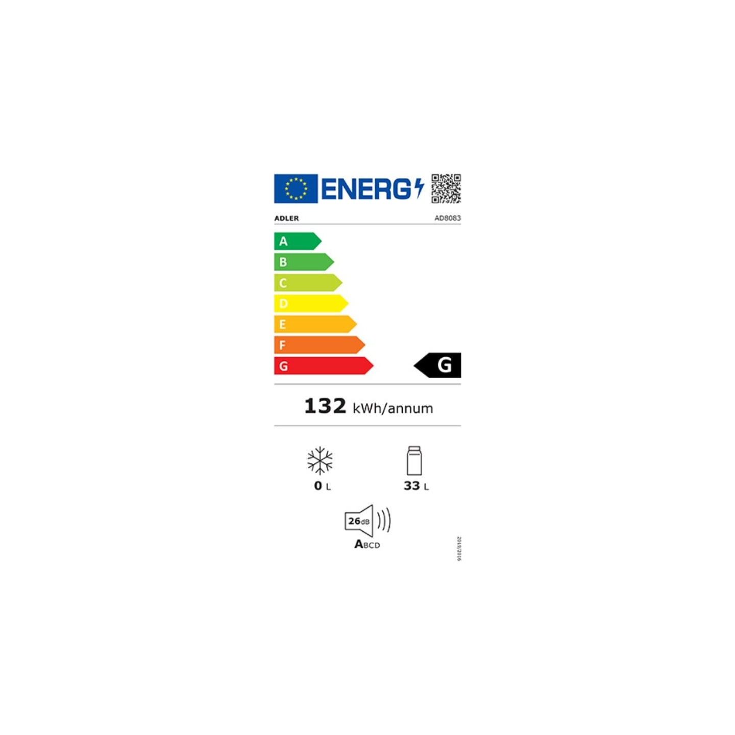 Adler | Beverage Pantry | AD 8083 | Energy efficiency class G | Free standing | Bottles capacity 12 | Black