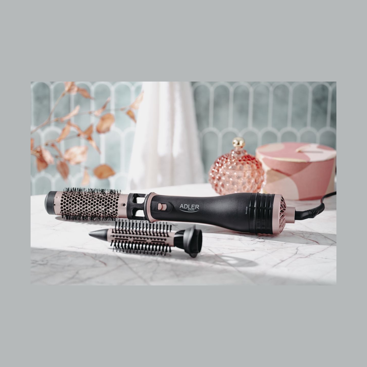 Adler | Hair Styler | AD 2026 | Barrel diameter 21/38 mm | 1200 W | Black