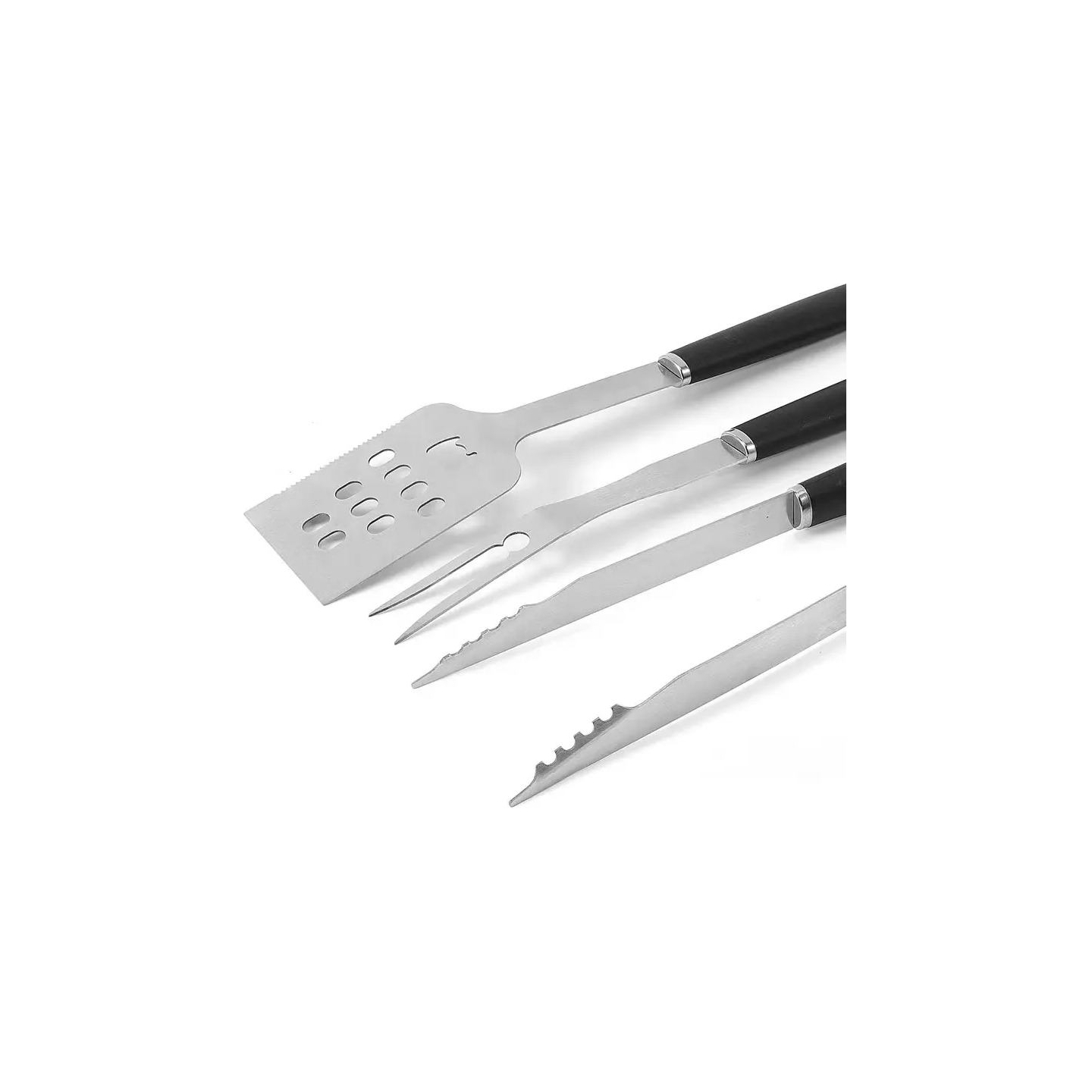 Adler | Grill Utensil Set with Carrying Case | AD 6727 | Grill Cutlery Set | 4 pc(s) | Stainless Steel/Black