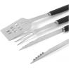 Adler | Grill Utensil Set with Carrying Case | AD 6727 | Grill Cutlery Set | 4 pc(s) | Stainless Steel/Black
