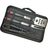 Adler | Grill Utensil Set with Carrying Case | AD 6727 | Grill Cutlery Set | 4 pc(s) | Stainless Steel/Black