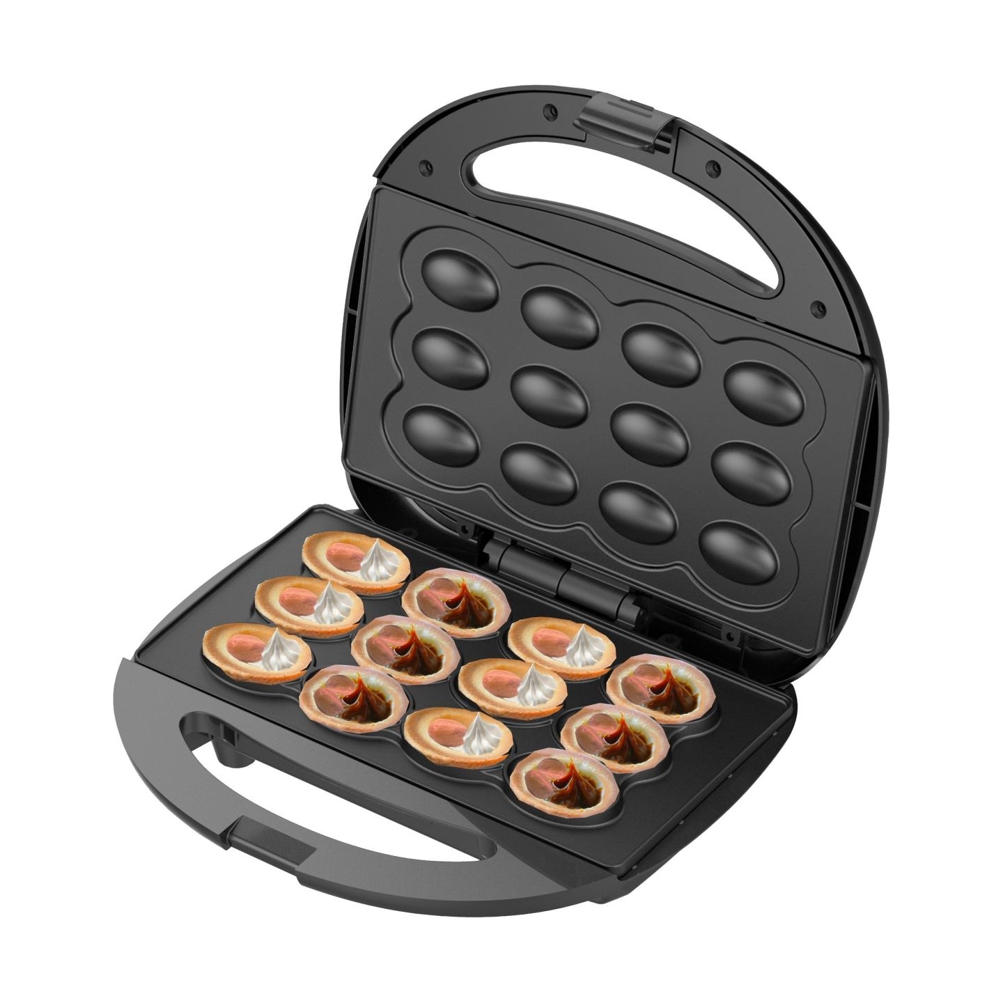 Adler Nut Cookie Maker | AD 3071 | 750 W | Number of pastry 12 | Nuts | Black