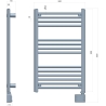 Adler LED Electric Bathroom Radiator | AD 7824 | Radiator | 600 W | White | IP24