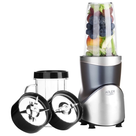 Adler Blender Smoothie Set | AD 4084 | Tabletop | 1200 W | Jar material BPA-Free | Jar capacity 0.3+0.5+0.5+0.7 L | Ice crushing