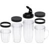 Adler Blender Smoothie Set | AD 4084 | Tabletop | 1200 W | Jar material BPA-Free | Jar capacity 0.3+0.5+0.5+0.7 L | Ice crushing