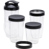 Adler Blender Smoothie Set | AD 4084 | Tabletop | 1200 W | Jar material BPA-Free | Jar capacity 0.3+0.5+0.5+0.7 L | Ice crushing