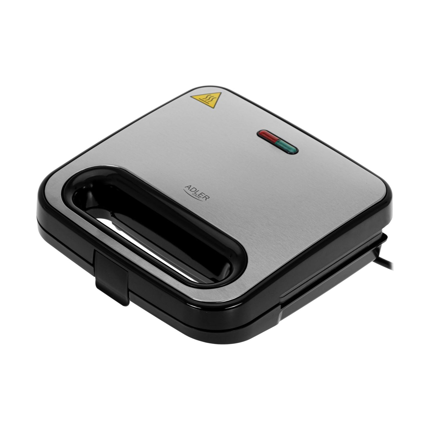 Adler Sandwich Maker | AD 3076 | 1000 W | Number of plates 1 | Black/Silver