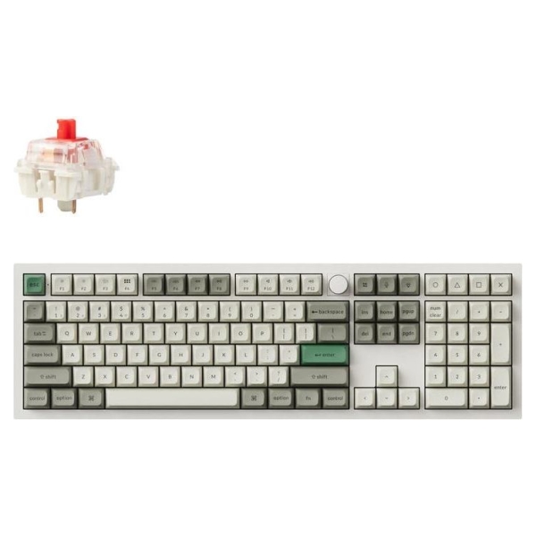 Keychron KEYBOARD WRL Q6 MAX RGB/SHELL WHITE Q6M-P1 KEYCHRON