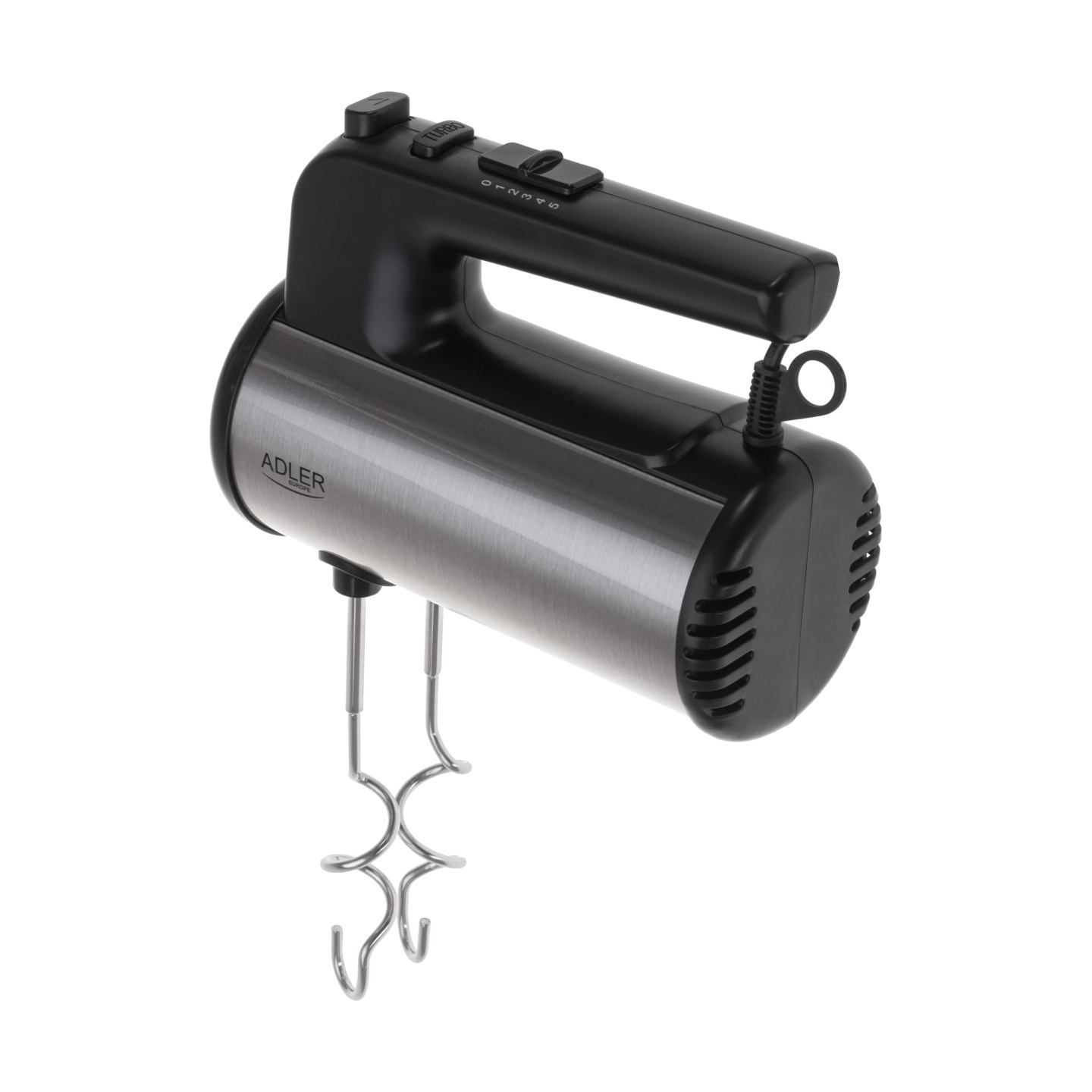 Adler Hand mixer | AD 4232 | Hand Mixer | 900 W | Number of speeds 5 | Turbo mode | Black/Stainless Steel
