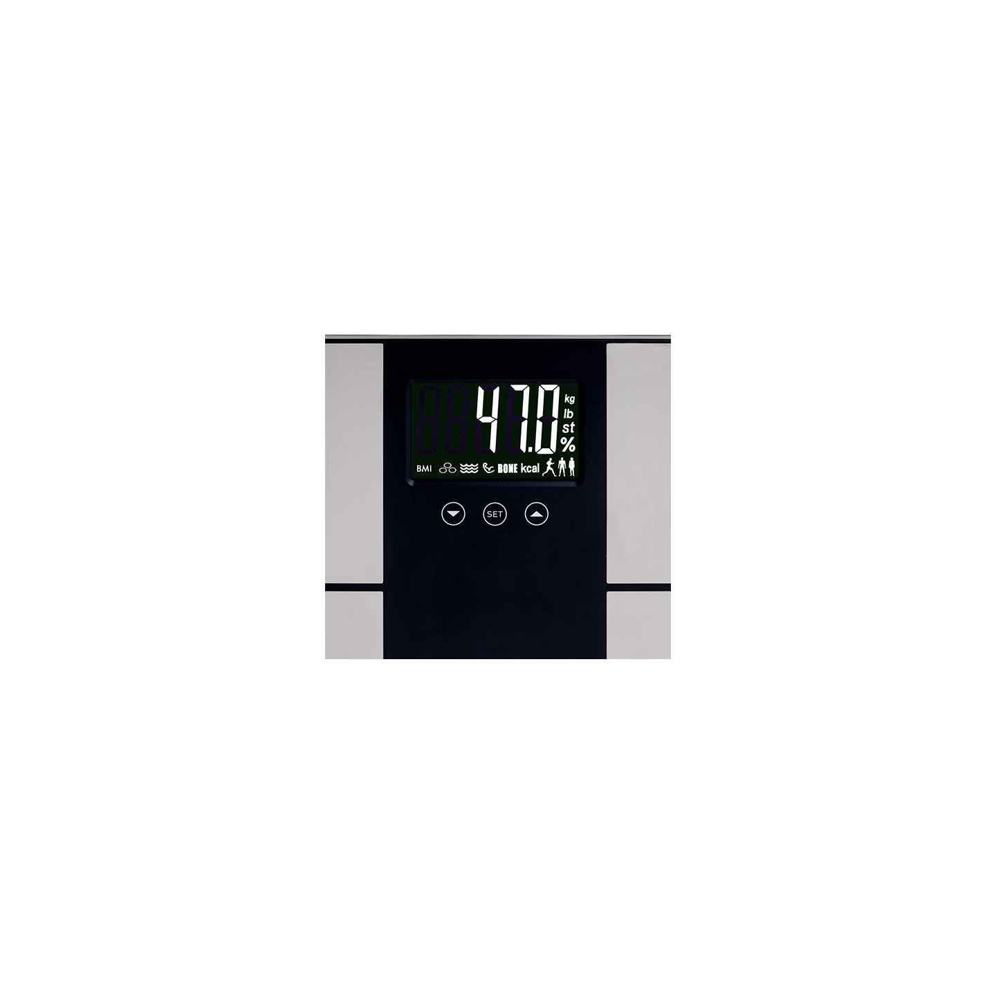 Adler | Bathroom scale with analyzer | AD 8165 | Maximum weight (capacity) 225 kg | Accuracy 100 g | Body Mass Index (BMI) measu