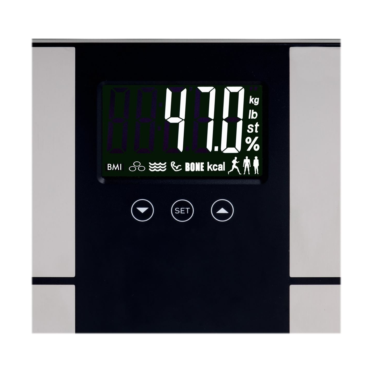 Adler | Bathroom scale with analyzer | AD 8165 | Maximum weight (capacity) 225 kg | Accuracy 100 g | Body Mass Index (BMI) measu