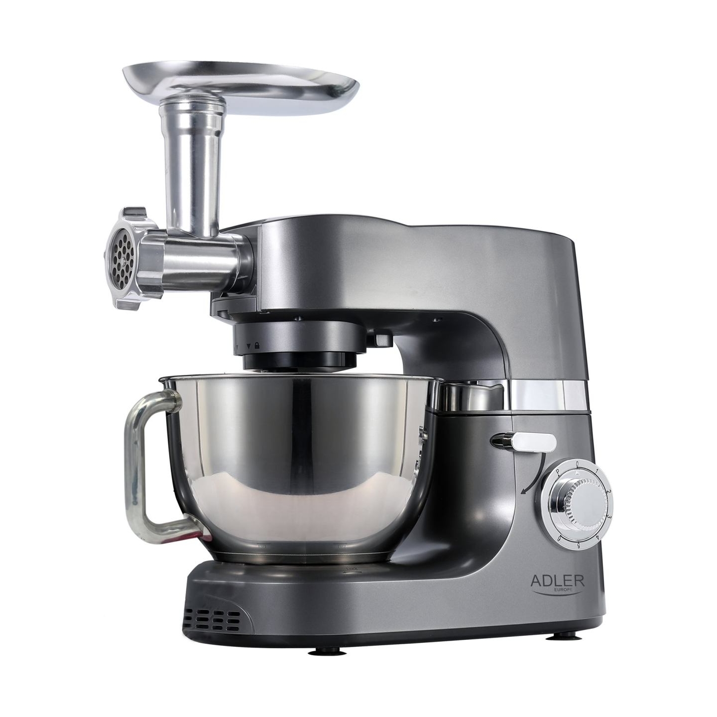 Adler | Planetary Food Processor | AD 4221 | 1200 W | Number of speeds 6 | Bowl capacity 7 L | Meat mincer | Steel