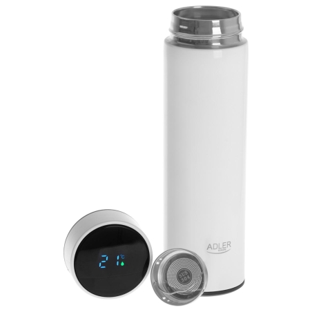 Adler | Thermal Flask | AD 4506w | Material Stainless steel/Silicone | White