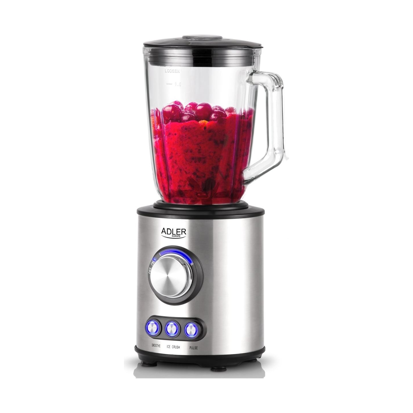Adler | Blender | AD 4078 | Tabletop | 1700 W | Jar material Glass | Jar capacity 1.5 L | Ice crushing | Stainless steel
