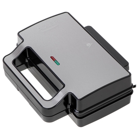 Adler Sandwich maker 2 in 1 | AD 3073 | 1000 W | Number of plates 2 | Stainless Steel/Black