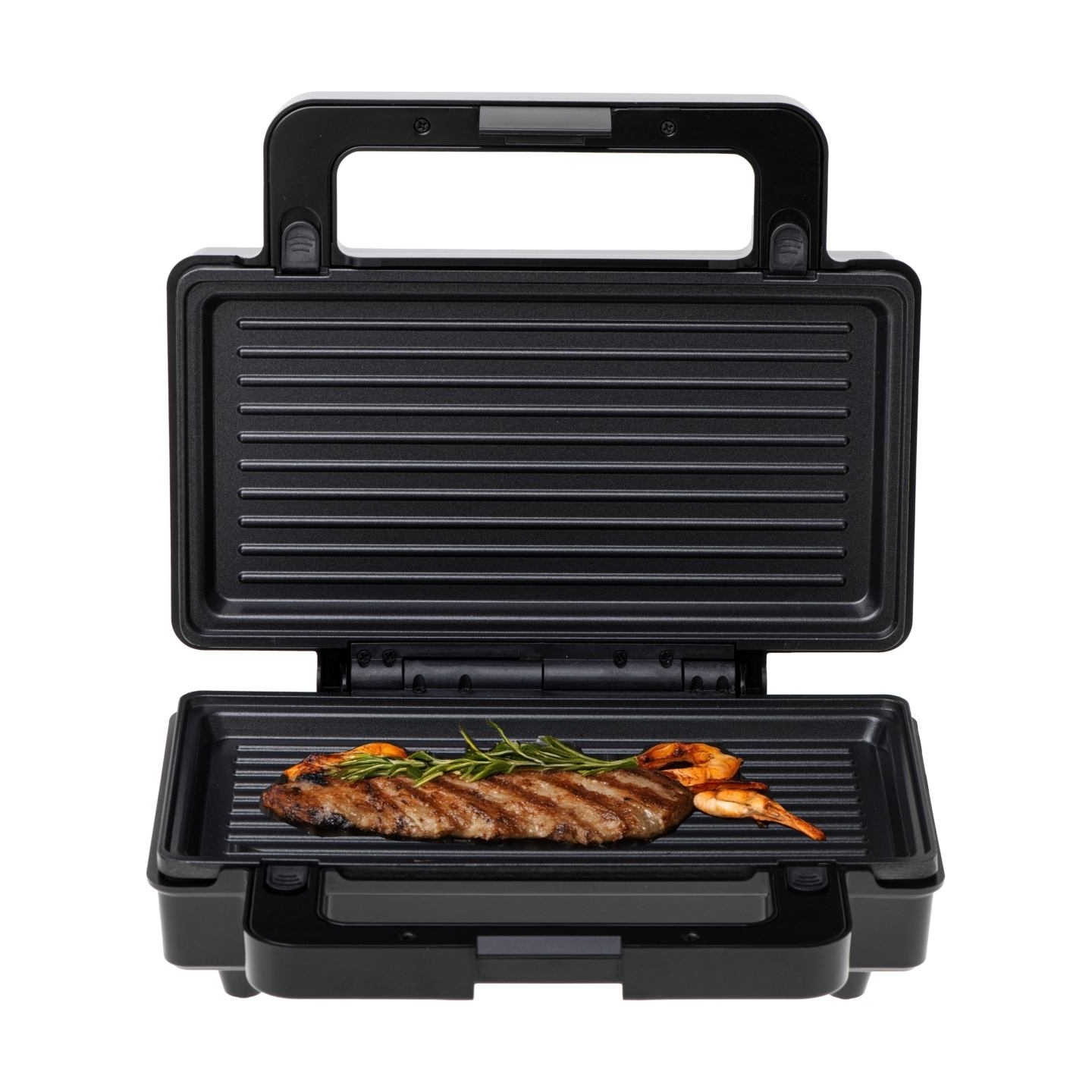Adler Sandwich maker 2 in 1 | AD 3073 | 1000 W | Number of plates 2 | Stainless Steel/Black