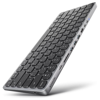 Axagon HMC-KB-CRL hub + keyboa rd 5Gbps HDMI PD Cyrili