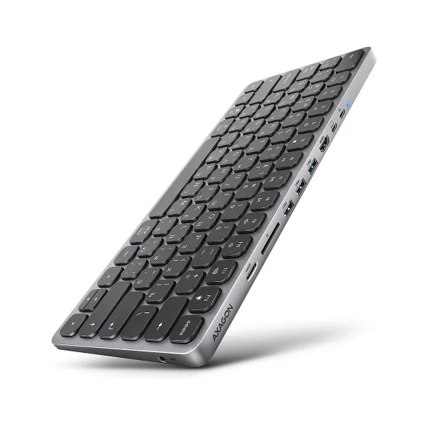 Axagon KEYBOARD + I/O HUB 9IN1/0.6M HMC-KB-CRL AXAGON